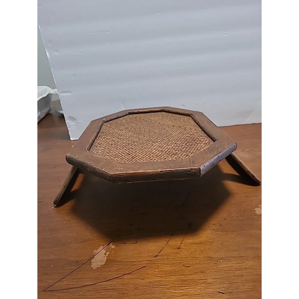 Vintage Wood Armrest Tray / Table 13